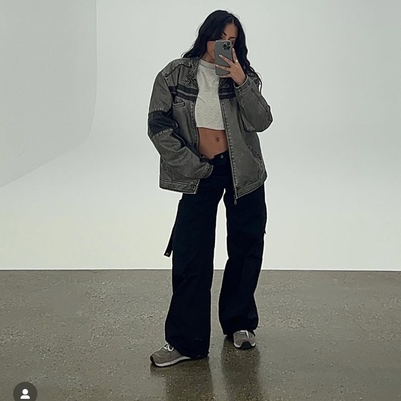 Revolve BY.DYLN Jones Pants in Black Sz S - Picture 1 of 9